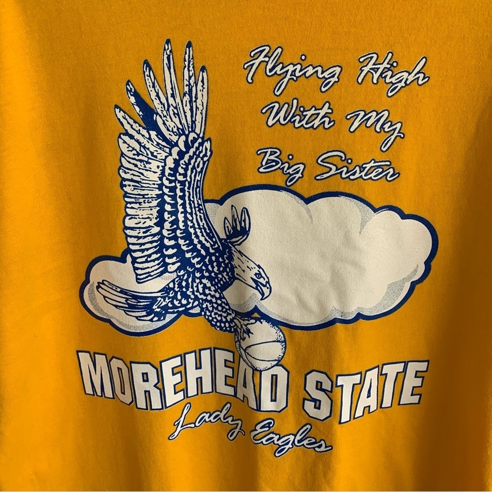 Vintage Tee Shirt Morehead State Lady Eagles Basketball Adult Size Small 90s Y2k - Picture 4 of 6